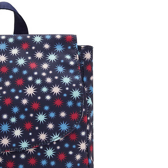 Kipling Dannie Printed Small Rugzak Blauw | België 1668ZU